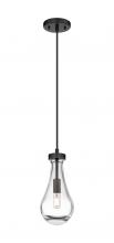 Innovations Lighting 451-1P-BK-G451-5CL - Owego - 1 Light - 5 inch - Matte Black - Pendant