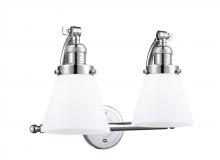 Innovations Lighting 515-2W-PC-G61 - Cone - 2 Light - 18 inch - Polished Chrome - Bath Vanity Light