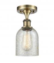 Innovations Lighting 516-1C-AB-G259 - Caledonia - 1 Light - 5 inch - Antique Brass - Semi-Flush Mount