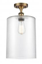 Innovations Lighting 516-1C-BB-G112-L - Cobbleskill - 1 Light - 9 inch - Brushed Brass - Semi-Flush Mount