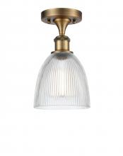 Innovations Lighting 516-1C-BB-G382 - Castile - 1 Light - 6 inch - Brushed Brass - Semi-Flush Mount