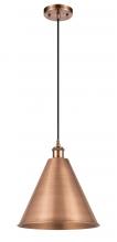 Innovations Lighting 516-1P-AC-MBC-16-AC - Berkshire - 1 Light - 16 inch - Antique Copper - Cord hung - Mini Pendant