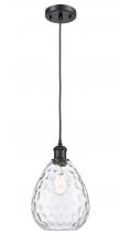 Innovations Lighting 516-1P-OB-G372 - Waverly - 1 Light - 8 inch - Oil Rubbed Bronze - Cord hung - Mini Pendant