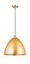 Innovations Lighting 516-1P-SG-MBD-16-SG - Bristol - 1 Light - 16 inch - Satin Gold - Cord hung - Mini Pendant