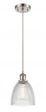 Innovations Lighting 516-1P-SN-G382 - Castile - 1 Light - 6 inch - Brushed Satin Nickel - Cord hung - Mini Pendant