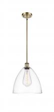 Innovations Lighting 516-1S-AB-GBD-122 - Bristol - 1 Light - 12 inch - Antique Brass - Mini Pendant