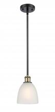 Innovations Lighting 516-1S-BAB-G381 - Castile - 1 Light - 6 inch - Black Antique Brass - Mini Pendant