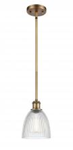 Innovations Lighting 516-1S-BB-G382 - Castile - 1 Light - 6 inch - Brushed Brass - Mini Pendant