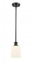 Innovations Lighting 516-1S-OB-G559-5GWH - Bridal Veil - 1 Light - 5 inch - Oil Rubbed Bronze - Mini Pendant