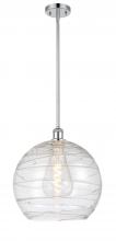 Innovations Lighting 516-1S-PC-G1213-14 - Athens Deco Swirl - 1 Light - 14 inch - Polished Chrome - Pendant