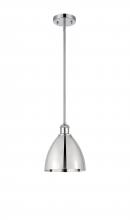 Innovations Lighting 516-1S-PC-MBD-75-PC - Bristol - 1 Light - 8 inch - Polished Chrome - Pendant