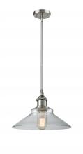 Innovations Lighting 516-1S-SN-G132 - Orwell - 1 Light - 8 inch - Brushed Satin Nickel - Mini Pendant