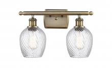 Innovations Lighting 516-2W-AB-G292 - Salina - 2 Light - 16 inch - Antique Brass - Bath Vanity Light