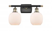 Innovations Lighting 516-2W-BAB-G101 - Belfast - 2 Light - 16 inch - Black Antique Brass - Bath Vanity Light