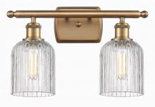 Innovations Lighting 516-2W-BB-G559-5CL - Bridal Veil - 2 Light - 15 inch - Brushed Brass - Bath Vanity Light