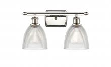 Innovations Lighting 516-2W-PN-G382 - Castile - 2 Light - 16 inch - Polished Nickel - Bath Vanity Light