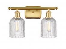 Innovations Lighting 516-2W-SG-G559-5CL - Bridal Veil - 2 Light - 15 inch - Satin Gold - Bath Vanity Light