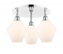 Innovations Lighting 516-3C-PC-G651-8 - Cindyrella - 3 Light - 20 inch - Polished Chrome - Flush Mount