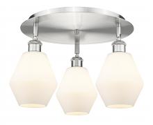 Innovations Lighting 516-3C-SN-G651-6 - Cindyrella - 3 Light - 18 inch - Satin Nickel - Flush Mount