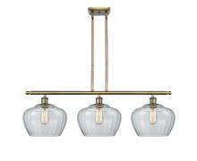 Innovations Lighting 516-3I-AB-G92-L - Fenton - 3 Light - 38 inch - Antique Brass - Cord hung - Island Light