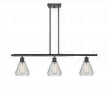 Innovations Lighting 516-3I-BK-G275 - Conesus - 3 Light - 36 inch - Matte Black - Cord hung - Island Light