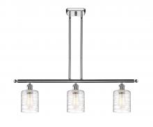 Innovations Lighting 516-3I-PC-G1113 - Cobbleskill - 3 Light - 36 inch - Polished Chrome - Cord hung - Island Light