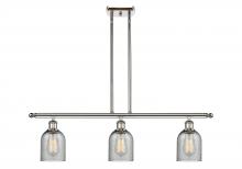 Innovations Lighting 516-3I-PN-G257 - Caledonia - 3 Light - 36 inch - Polished Nickel - Cord hung - Island Light