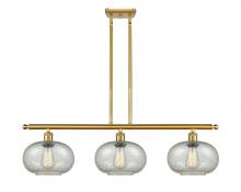 Innovations Lighting 516-3I-SG-G249 - Gorham - 3 Light - 36 inch - Satin Gold - Cord hung - Island Light