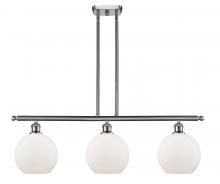 Innovations Lighting 516-3I-SN-G121 - Athens - 3 Light - 36 inch - Brushed Satin Nickel - Cord hung - Island Light