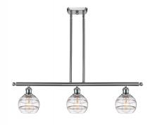 Innovations Lighting 516-3I-SN-G556-6CL - Rochester - 3 Light - 36 inch - Brushed Satin Nickel - Cord hung - Island Light