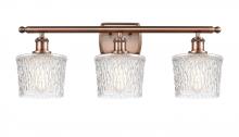 Innovations Lighting 516-3W-AC-G402 - Niagara - 3 Light - 27 inch - Antique Copper - Bath Vanity Light