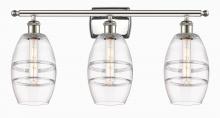 Innovations Lighting 516-3W-PN-G557-6CL - Vaz - 3 Light - 26 inch - Polished Nickel - Bath Vanity Light