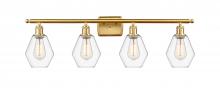 Innovations Lighting 516-4W-SG-G652-6-LED - Cindyrella - 4 Light - 36 inch - Satin Gold - Bath Vanity Light