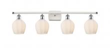 Innovations Lighting 516-4W-WPC-G461-6 - Norfolk - 4 Light - 36 inch - White Polished Chrome - Bath Vanity Light