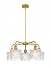 Innovations Lighting 516-5CR-BB-G402 - Niagara - 5 Light - 25 inch - Brushed Brass - Chandelier