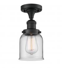 Innovations Lighting 517-1CH-BK-G52 - Bell - 1 Light - 5 inch - Matte Black - Semi-Flush Mount