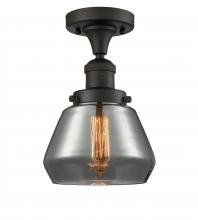 Innovations Lighting 517-1CH-OB-G173 - Fulton - 1 Light - 7 inch - Oil Rubbed Bronze - Semi-Flush Mount