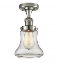 Innovations Lighting 517-1CH-PN-G192 - Bellmont - 1 Light - 6 inch - Polished Nickel - Semi-Flush Mount