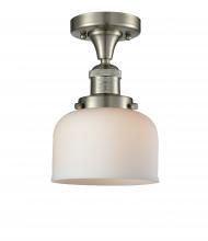 Innovations Lighting 517-1CH-SN-G71 - Bell - 1 Light - 8 inch - Brushed Satin Nickel - Semi-Flush Mount