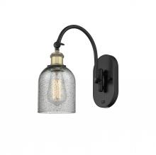 Innovations Lighting 518-1W-BAB-G257 - Caledonia - 1 Light - 5 inch - Black Antique Brass - Sconce