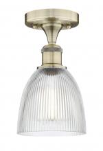 Innovations Lighting 616-1F-AB-G382 - Castile - 1 Light - 6 inch - Antique Brass - Flush Mount