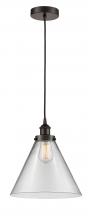 Innovations Lighting 616-1PH-OB-G42-L - Cone - 1 Light - 12 inch - Oil Rubbed Bronze - Cord hung - Mini Pendant