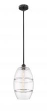 Innovations Lighting 616-1S-BK-G557-10CL - Vaz - 1 Light - 10 inch - Matte Black - Cord hung - Mini Pendant