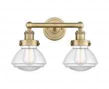 Innovations Lighting 616-2W-BB-G322 - Olean - 2 Light - 16 inch - Brushed Brass - Bath Vanity Light