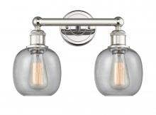 Innovations Lighting 616-2W-PN-G104 - Belfast - 2 Light - 15 inch - Polished Nickel - Bath Vanity Light