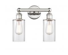 Innovations Lighting 616-2W-PN-G802 - Clymer - 2 Light - 13 inch - Polished Nickel - Bath Vanity Light