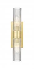 Innovations Lighting 617-2W-SG-G617-8SCL - Boreas - 2 Light - 18 inch - Satin Gold - Bath Vanity Light