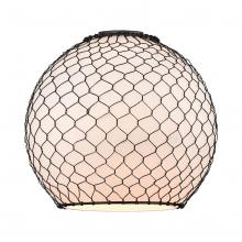 Innovations Lighting G121-10CBK - Large Farmhouse Chicken Wire Glass