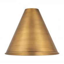 Innovations Lighting MBC-16-BB - Berkshire Light 16 inch Brushed Brass Metal Shade