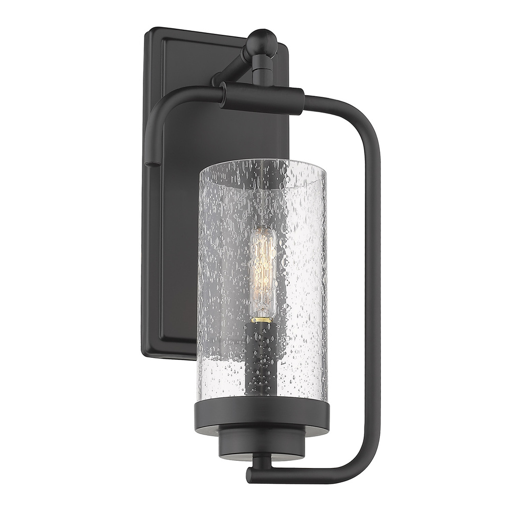 Holden 1-Light Wall Sconce in Matte Black